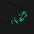 Obsidienne | Argent sterling .925 | Collier fermoir infini en verre luciole